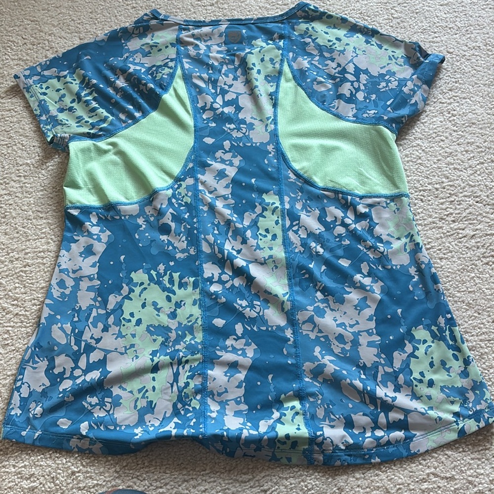 Blue Active Short-Sleeve Performance Top - Picture 3 of 3